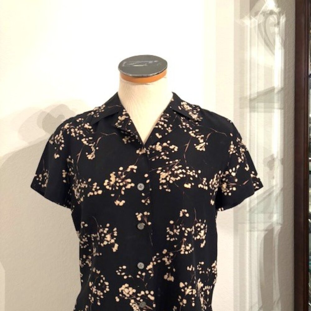 Ellen Tracy 100% Silk Blouse Size 4